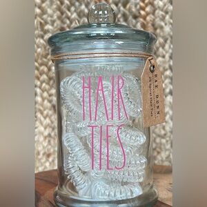 NWT Rae Dunn Hair Tie Canister